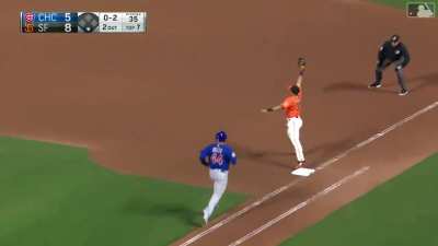 [Highlight] Brandon Crawford makes an incredible diving stop into an out