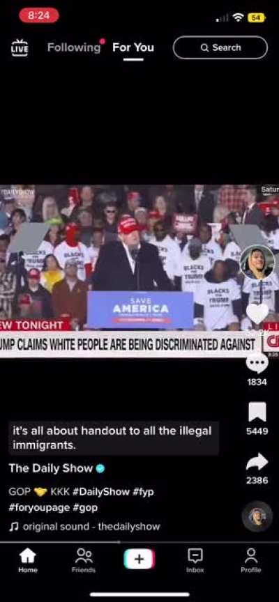 The Daily Show just posted this masterpiece on TikTok and i had a feeling you guys would like it