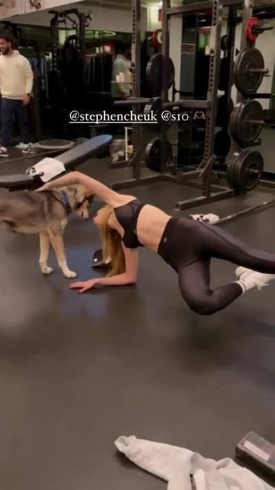 Workout nosey friend