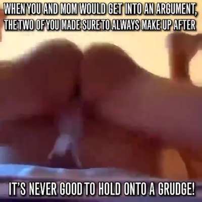Making up with mom
