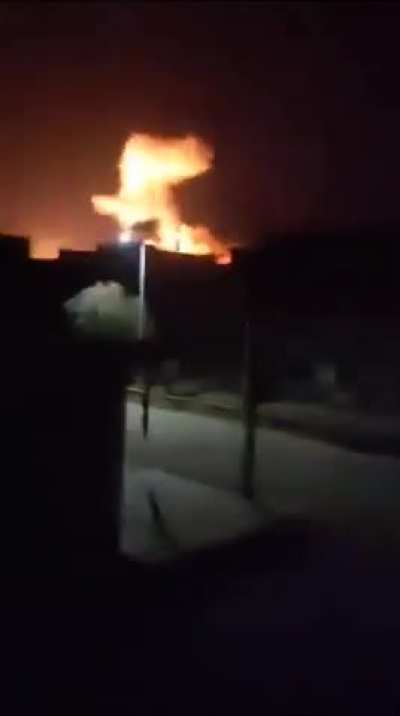 Airstrike in Syria tonight, allegedly by the US.