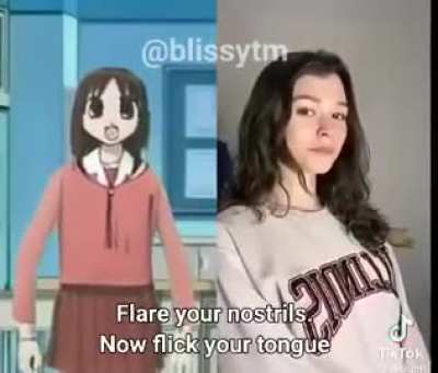 osaka learns basic communication skills
