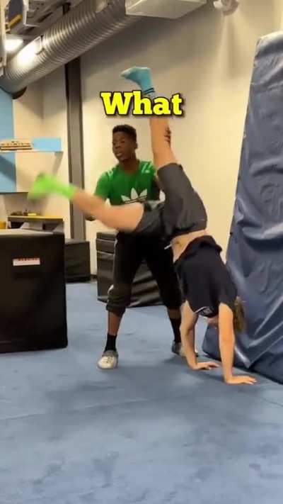 you gotta kick hard