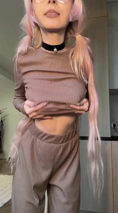 I want to feel your hard cock between these massive tits OC