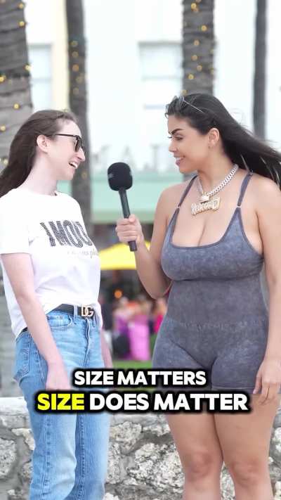 Snow Bunny Size Queen Talks Size