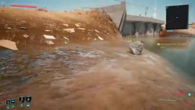[Cyberpunk 2077] I've unlocked the ability to swim on land