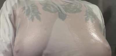 Wet boob opening