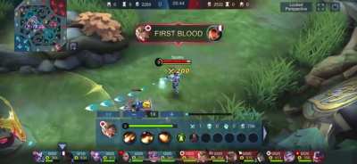 Definitely not normal. She did lord in 5sec and didn&rsquo;t use 1 of her skills the entire game.