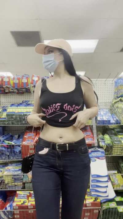 I get nervous flashing in public but I gotta be brave for all the hot daddies that follow me on Reddit &amp;lt;3