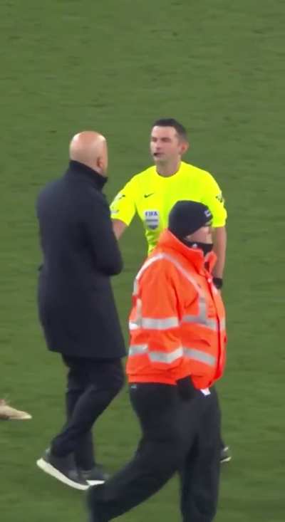 Alternate angle of Slot&rsquo;s red card tonight