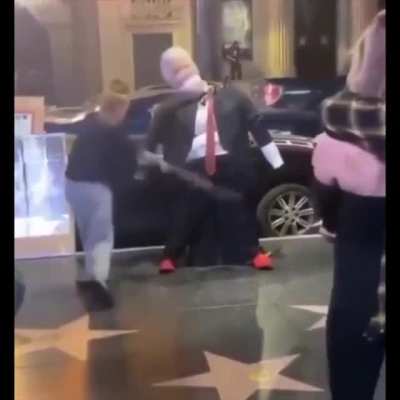 In Hollywood, people are standing in line to congratulate Donny on his election loss