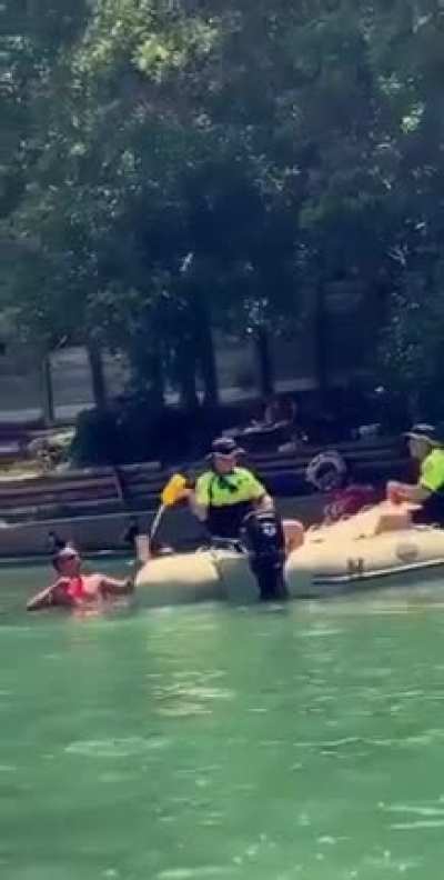 To dump some confiscated alcohol