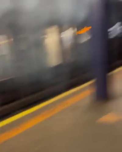 ny train collides with bike