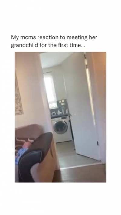 The way she ran to wash her hands first