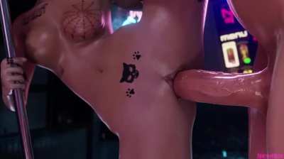 Futa Panam x Judy Cyberpunk 2077 taker POV