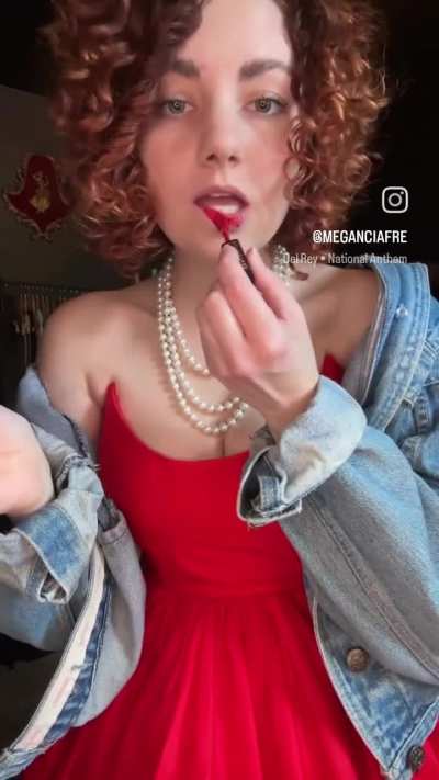 More of the red dress