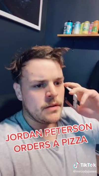 Jordan Peterson orders a Pizza