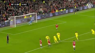 Cristiano Ronaldo scores again from penalty against Brentford.