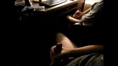 Sometimes it&rsquo;s nice to have company while you watch porn and stroke it -by masterchefguy