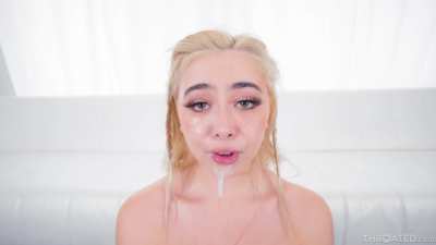 Chloe Surreal Cum In Mouth Cum On Tits