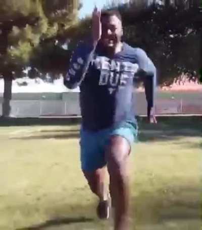 Footage of me chasing down a tenant who "forgot" to tip me this month