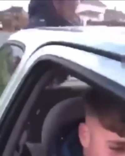 Being a dickhead to a cyclist