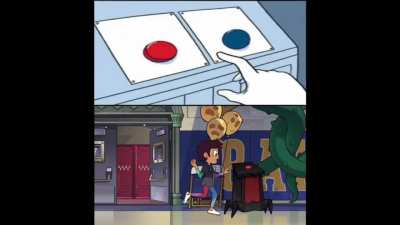 Luz Button Meme Video Template