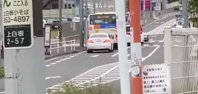 To catch the scooter