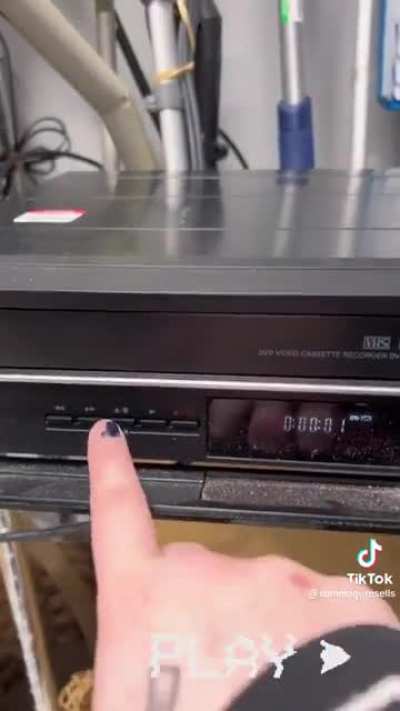 Surprise in a thrifted VCR