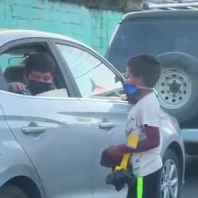 This kid will go far with this attitude.