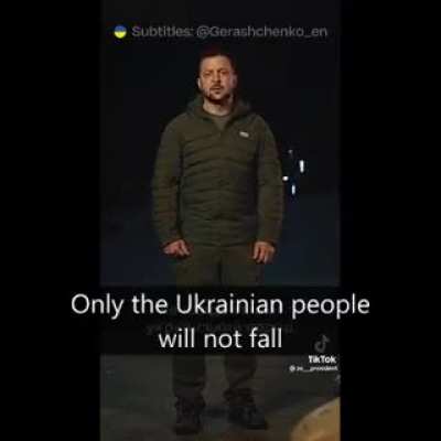 &ldquo;Enemy helicopters will fall. Enemy planes will fall. Only Ukrainian nation will not fall&rdquo;, - ZelenskyyUa Slava Ukraini!