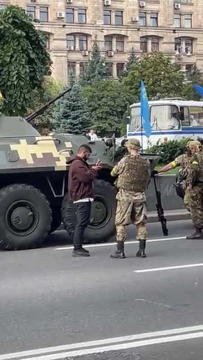 Casually asking the army to take a photo with their rocket launcher [OC]