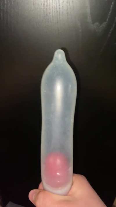 Filling up the condom in a different way