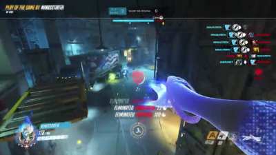 Lovely POTG with invisible Hanzo's ult xD