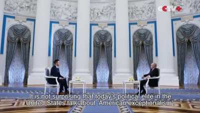 Putin on 