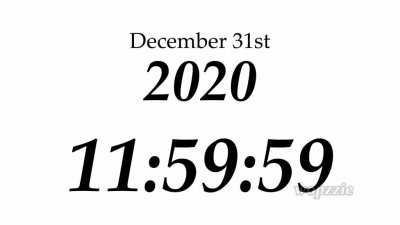 december 31st, 2020 "end" of the cursed year