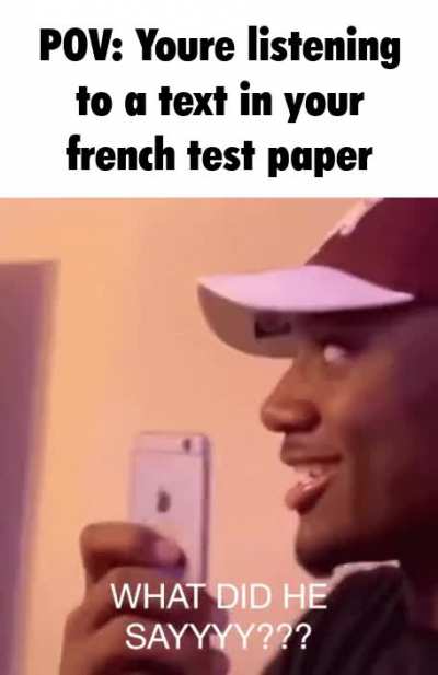 say what?