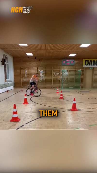Did you know there's a sport called cycleball? 