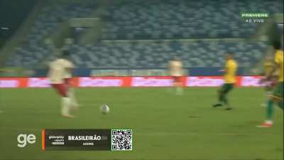 Gola&ccedil;o de Helinho de fora da &aacute;rea - Cuiaba 1 x [1] Bragantino 42'