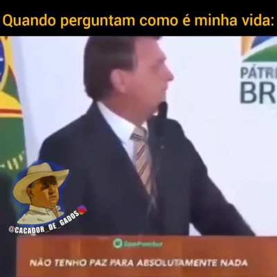Minha vida ta de boa pelo menos
