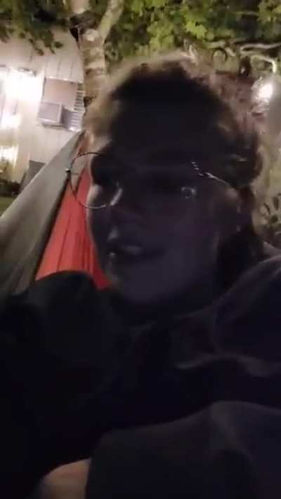 "See if she does it." Famous last words