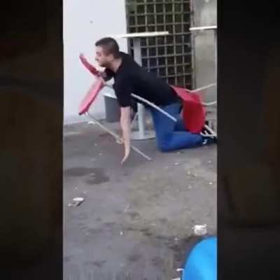 WCGW Falling asleep in a chair