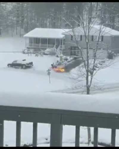A Flame Snower