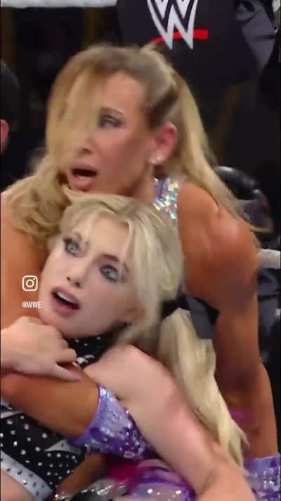 WWE Evolution 7/13/25- Another angle of Charlotte saving Alexa from Zaria&rsquo;s spear!
