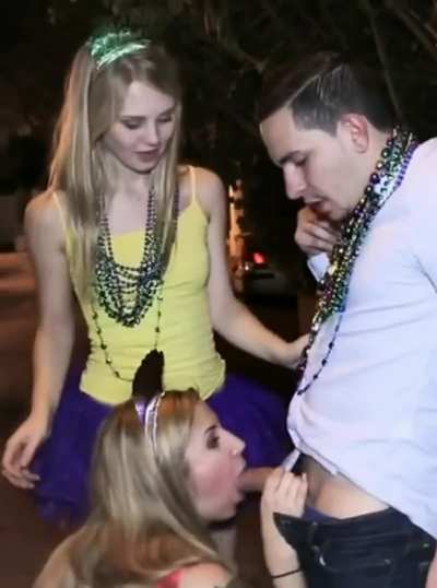 Surprise! After party I suck your Dick