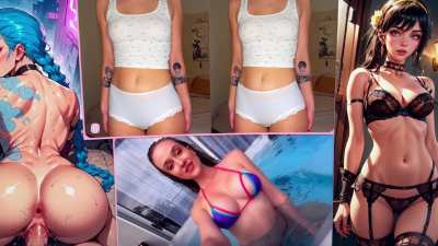 After 7 days rest, now spending 18 hours gooning and unloading to everything at once 😵‍💫🥵🤤<wbr>🤍🩷💚💛💜<wbr>💙🩵🧡❤️ bikinis, tikt0k PMVs, jinx, L1na be1fiore vids, and cum countdown sounds on 55” ultrawide, laptop, and vertical. 