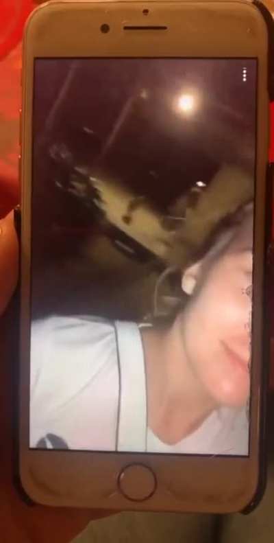 My friend filmed this video while working in Thailand with elephants. When she was back at home in Sweden, she watch the video and realized that she was not only accompanied by the streetdog that night.Any guesses of &ldquo;what&rdquo; it might be?