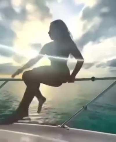 HMC while I pose seductively for a photo shoot