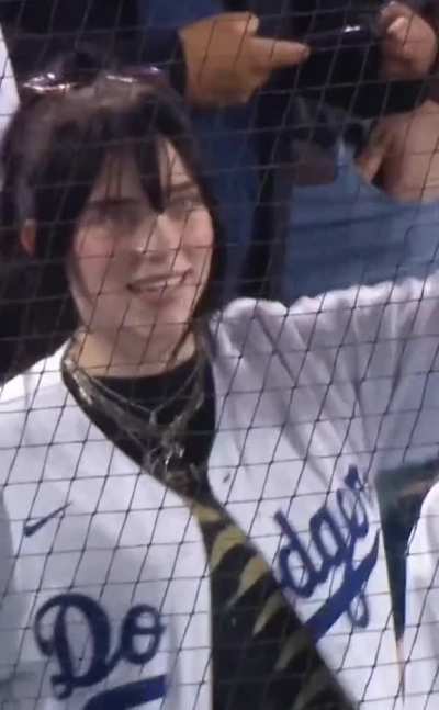 Dancing at the Dodgers game 2