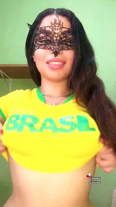 Brazilian melons under my Brazilian jersey